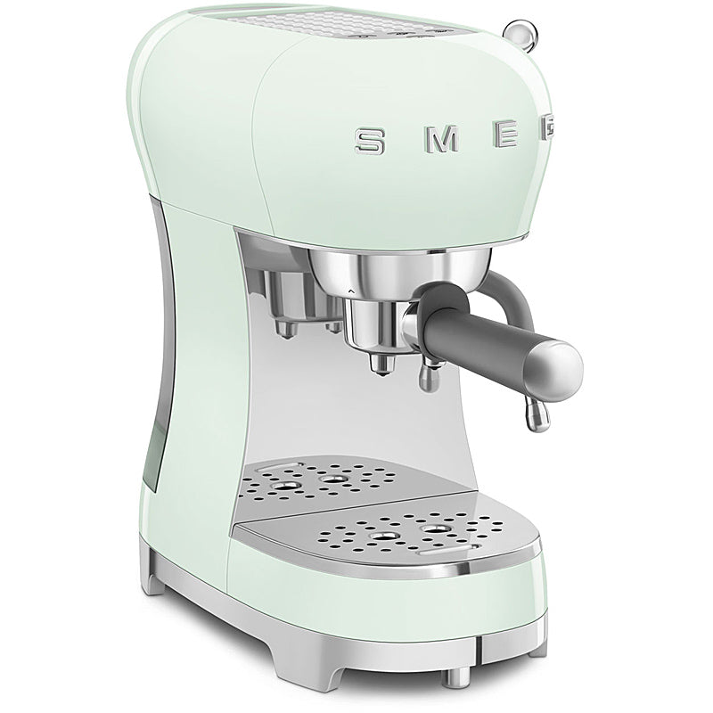 SMEG ECF02PGEU 50's Style Espresso-Kaffeemaschine Pastellgrün