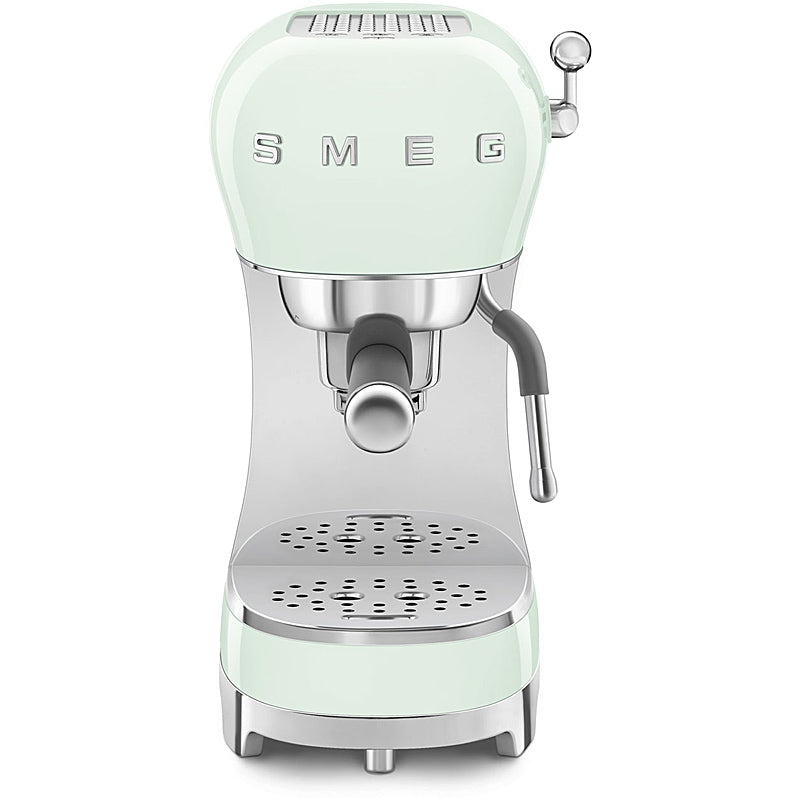 SMEG ECF02PGEU 50's Style Espresso-Kaffeemaschine Pastellgrün