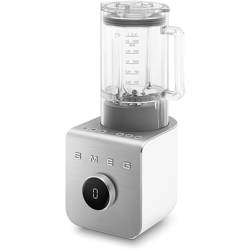 SMEG BLC01WHMEU 50's Style, High Performance Standmixer Farbe: Weiß-Matt-Aluminium