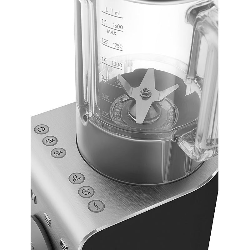 SMEG BLC01BLMEU 50's Style, High Performance Standmixer Farbe: Schwarz-Matt-Aluminium