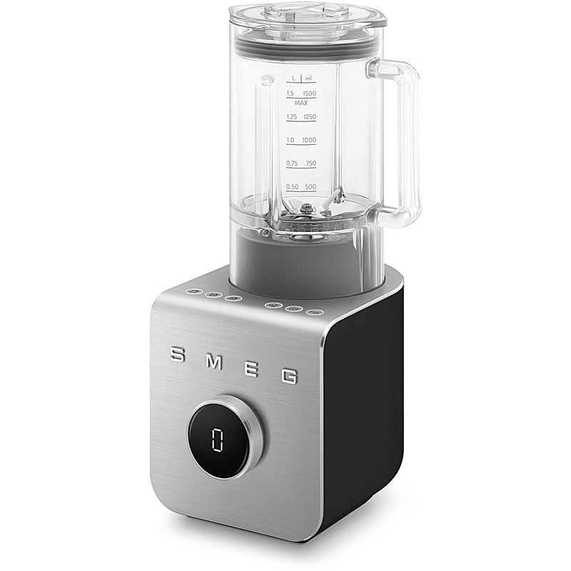 SMEG BLC01BLMEU 50's Style, High Performance Standmixer Farbe: Schwarz-Matt-Aluminium