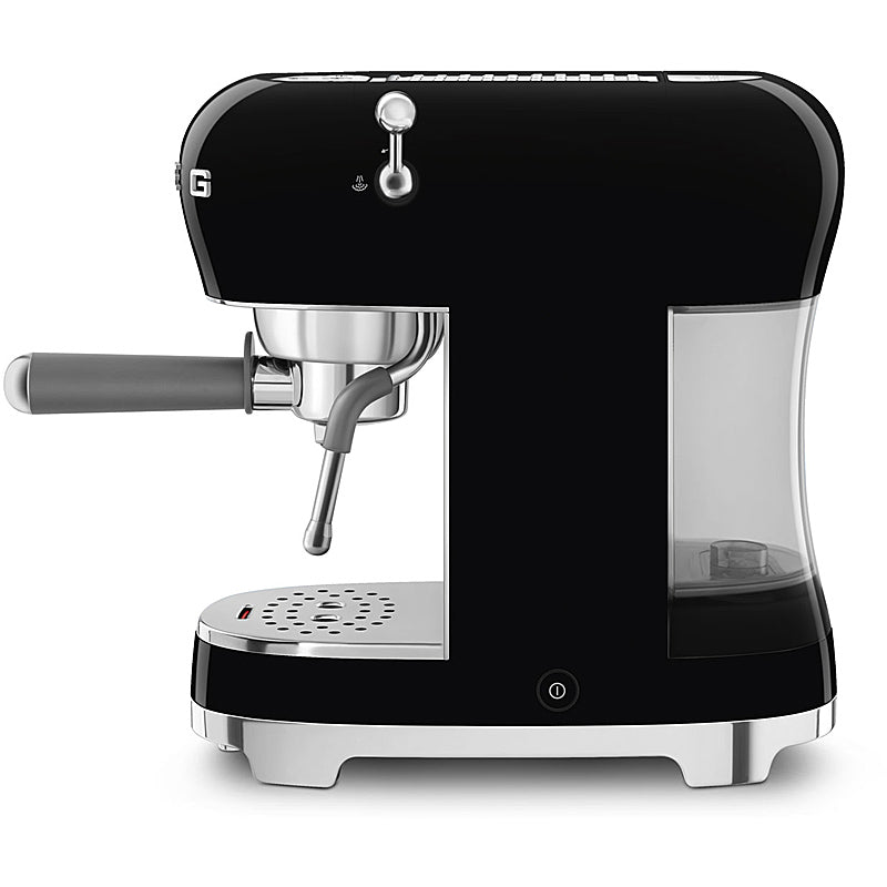 SMEG ECF02BLEU 50's Style Espresso-Kaffeemaschine Schwarz