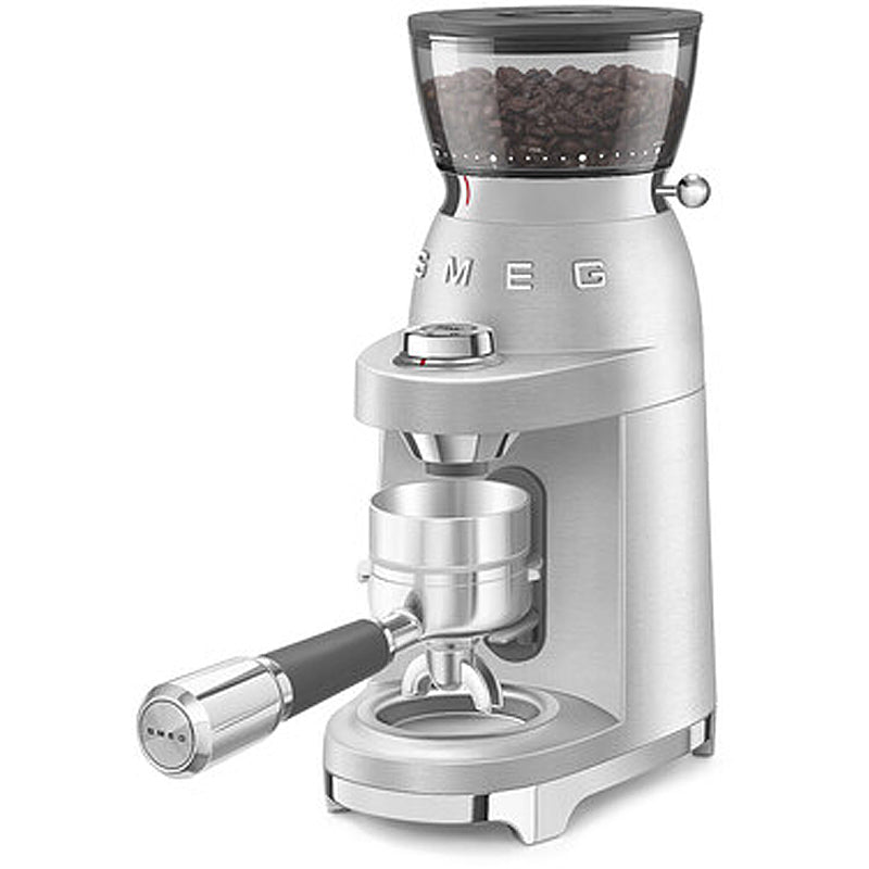 SMEG CGF02SSEU Kaffeemühle Farbe: Aluminium