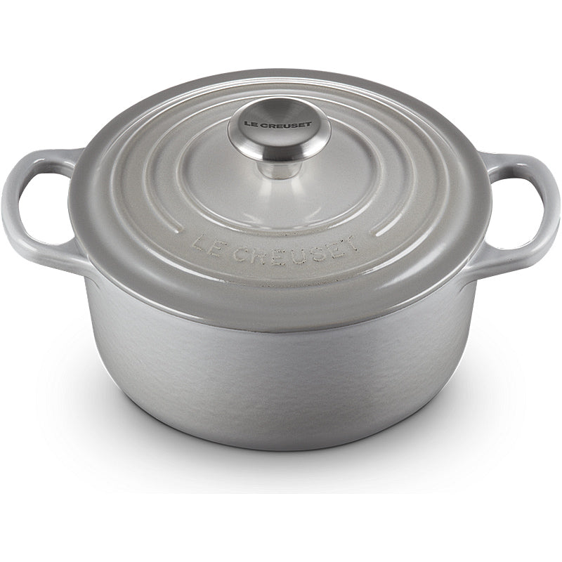 Le Creuset Bräter rund Signature 18 cm Perlgrau