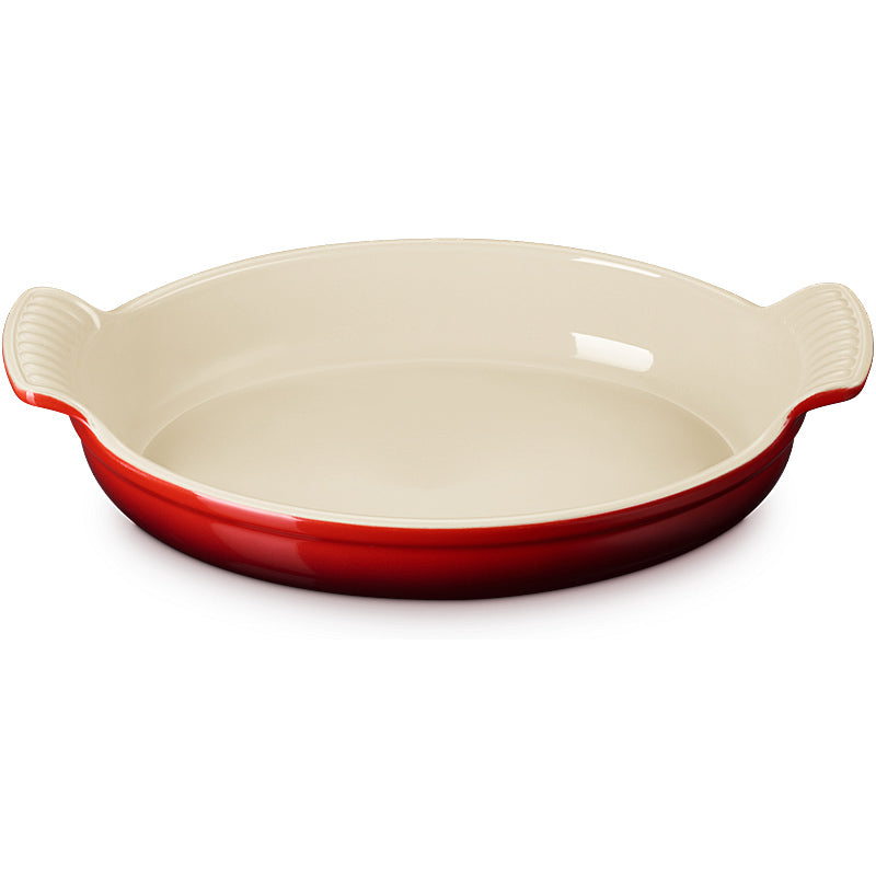 Le Creuset Auflaufform Tradition oval 28 cm Kirschrot