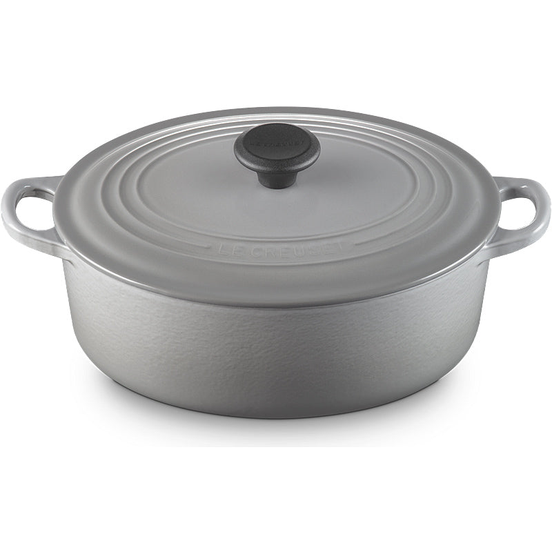 Le Creuset Bräter Tradition oval 29cm Perlgrau