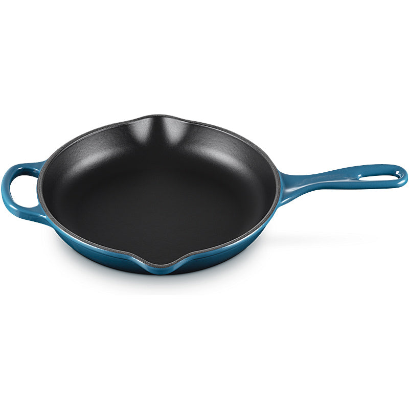 Le Creuset Signature 23cm Deep Teal frying and serving pan
