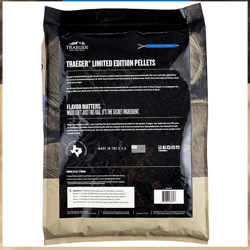 Traeger HARDWOOD PELLETS BRISKET BLEND PELLETS
