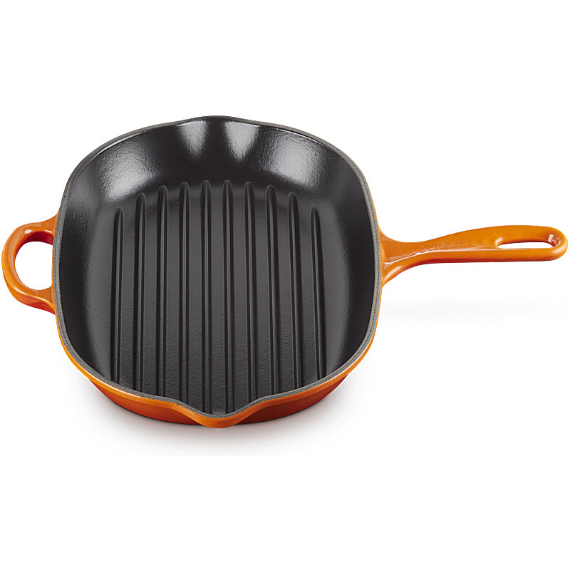 Le Creuset Grillpfanne oval Signature 32cm Ofenrot