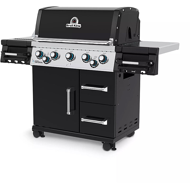 Broil King IMPERIAL 590 IR Schwarz Gasgrill mit Infrarot-Seitenbrenner