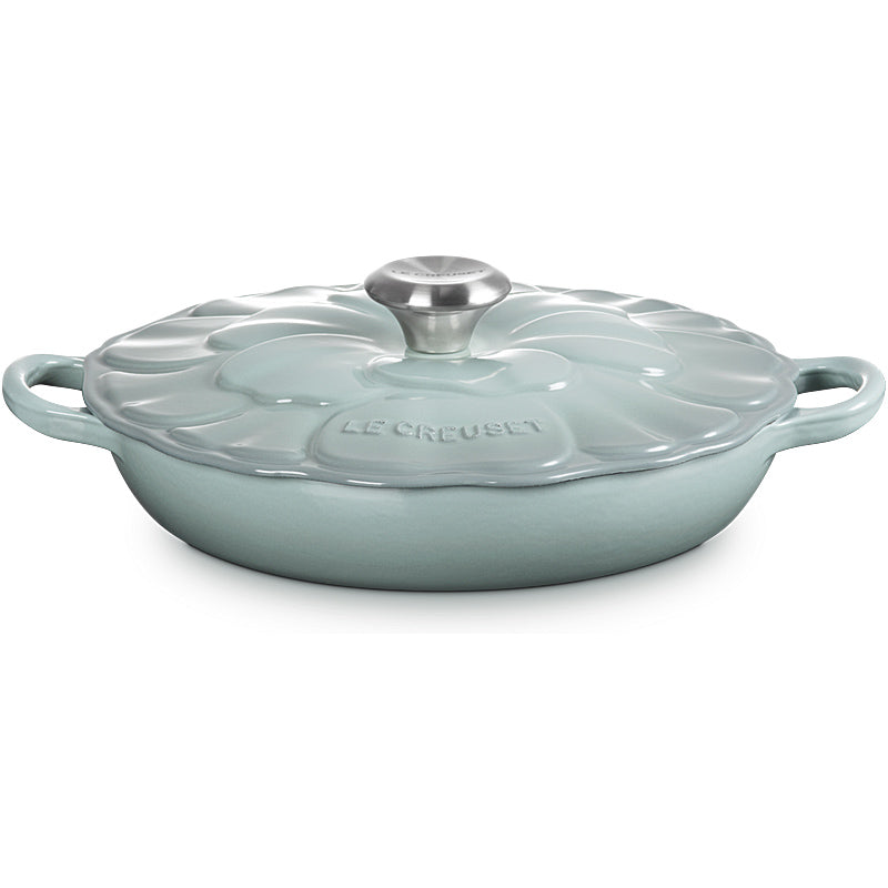 Le Creuset Gourmet-Profitopf Signature Blume 26 cm Sea Salt
