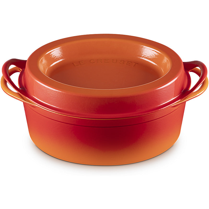 Le Creuset Bräter Doufeu oval 32 cm Ofenrot