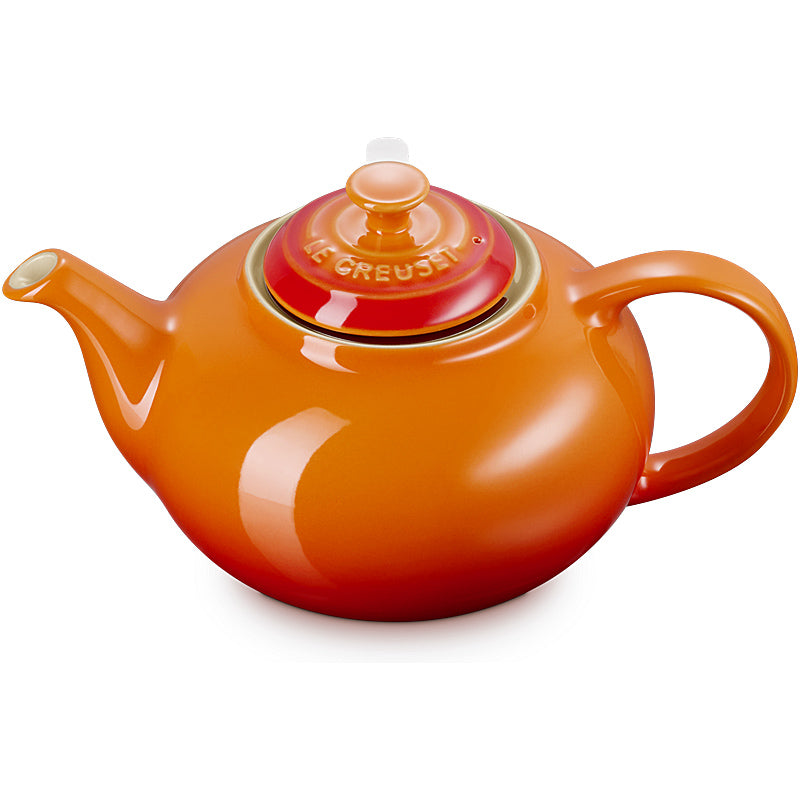 Le Creuset Teekanne mit Sieb 1,3 l Ofenrot