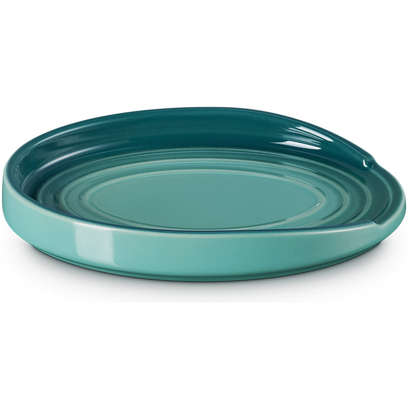 Le Creuset Löffelablage oval Bleu Riviera