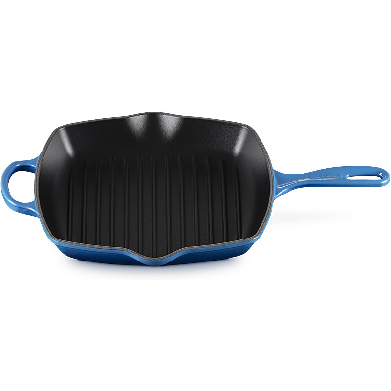 Le Creuset Grillpfanne quadratisch Signature 26 cm Azure