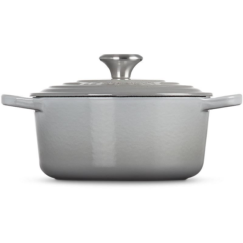 Le Creuset Bräter rund Signature 18 cm Perlgrau