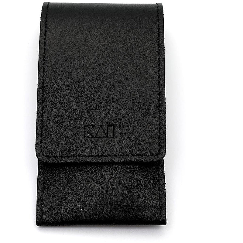 Kai Beauty Care Nail Set Tweezers Nail Scissors Nail Files with Leather Case