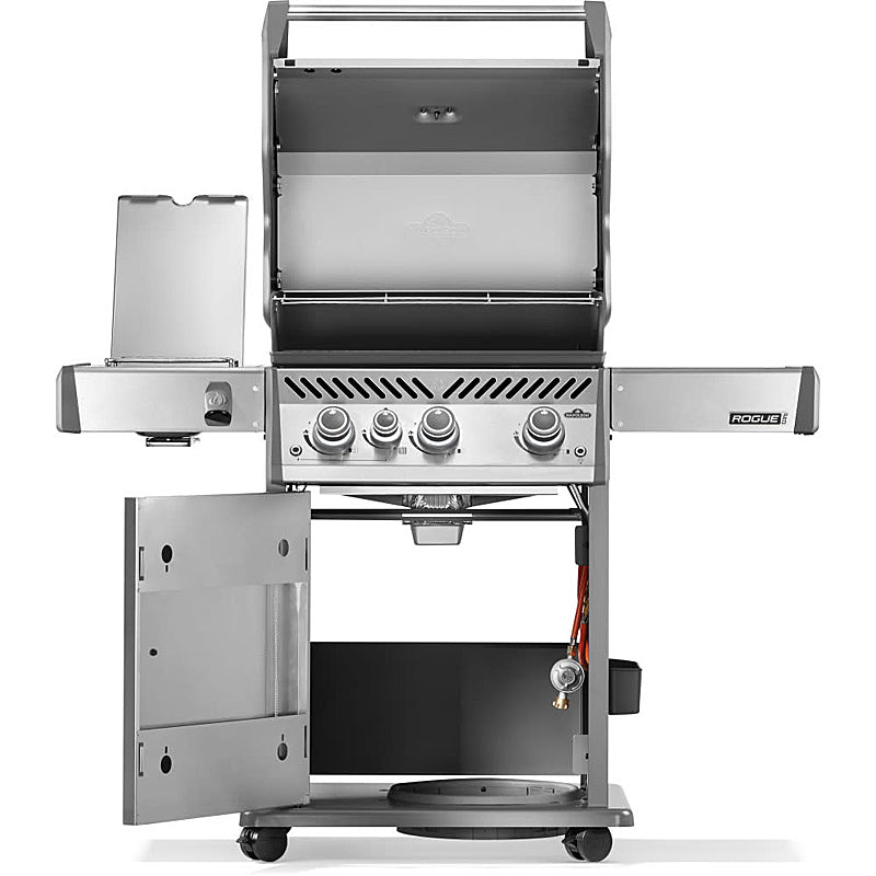 Napoleon Rogue Pro 425 Gasgrill, SIZZLE ZONE Seitenbrenner, Edelstahl