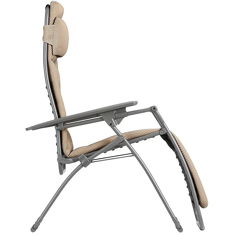 Lafuma Futura Be Comfort relaxation lounger color: MOKA TUBE TITANE LFM3130-9935