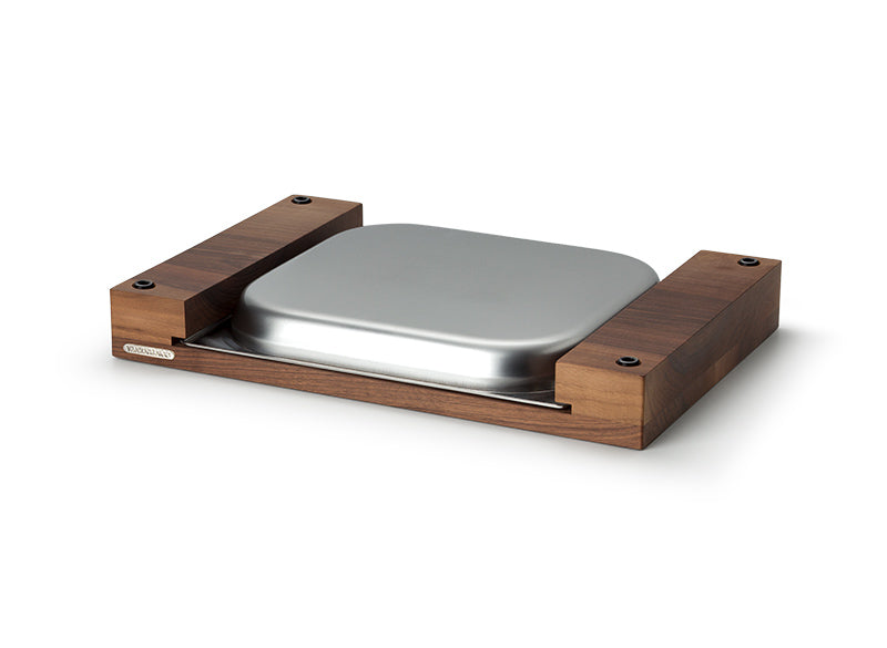 Continenta Multifunktionsbrett mit Edelstahl-Schublade, Walnuss 4210