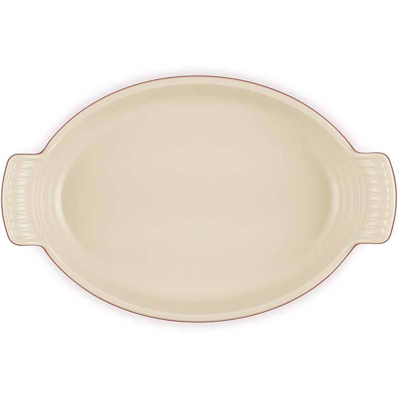 Le Creuset Auflaufform Tradition oval 28 cm Kirschrot