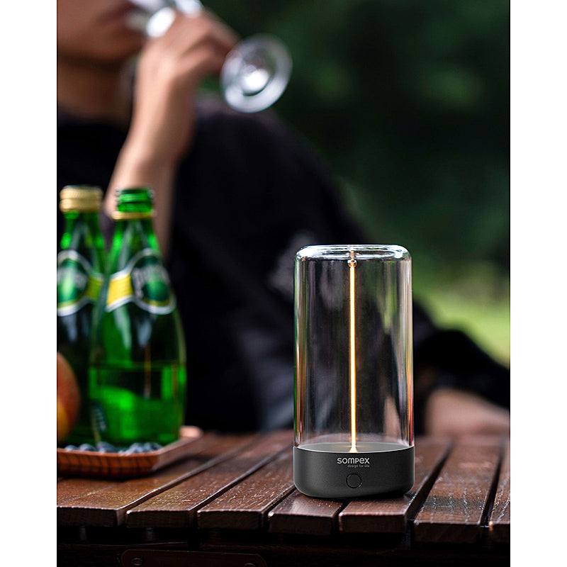 Sompex PULSE - Anthracite, battery-powered table lamp