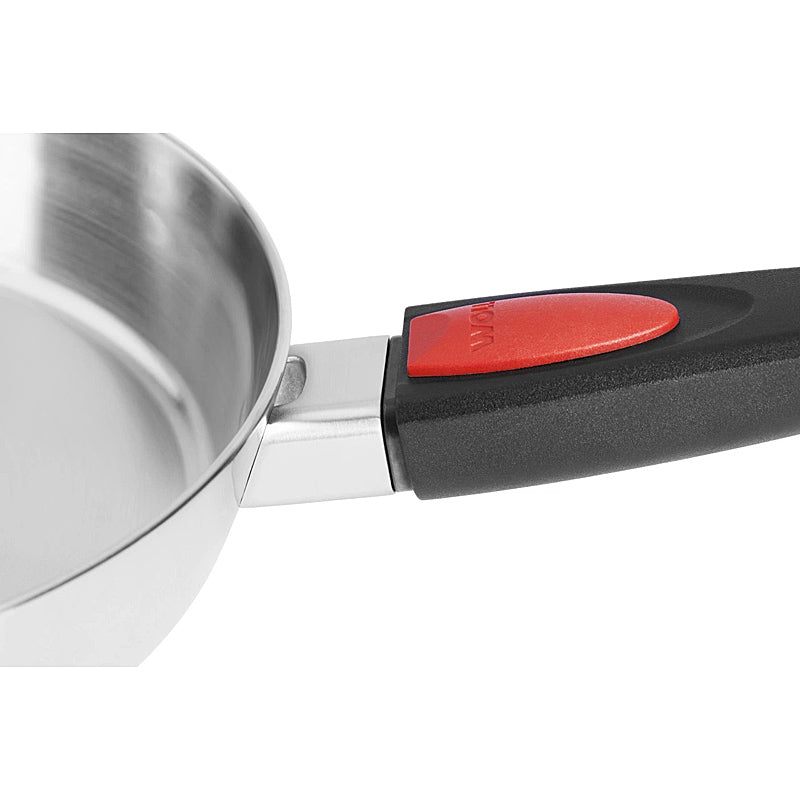 WOLL Concept Pro 28 cm Edelstahl-Bratpfanne mit abnehmbarem Griff
