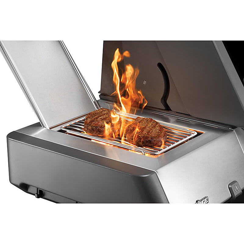 Napoleon Prestige 500 Gasgrill mit Sizzle Zone und Heckbrenner, Schwarz