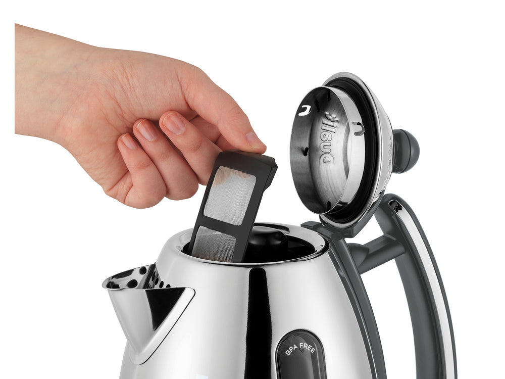 Dualit Lite Wasserkocher Edelstahl/ grau