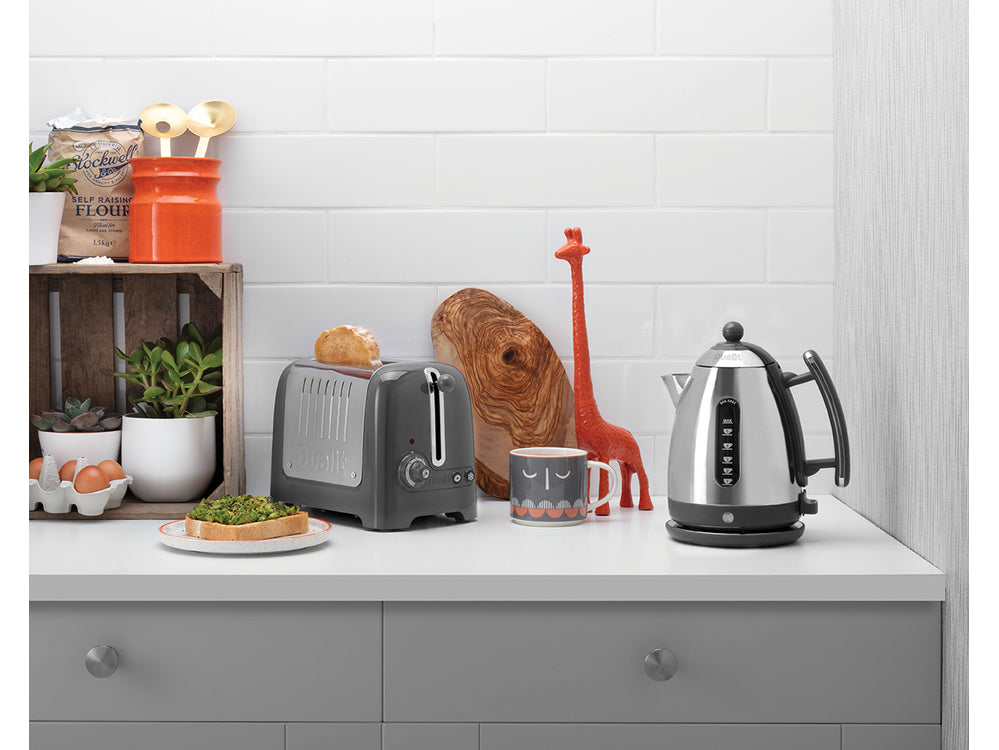 Dualit Lite Wasserkocher Edelstahl/ grau