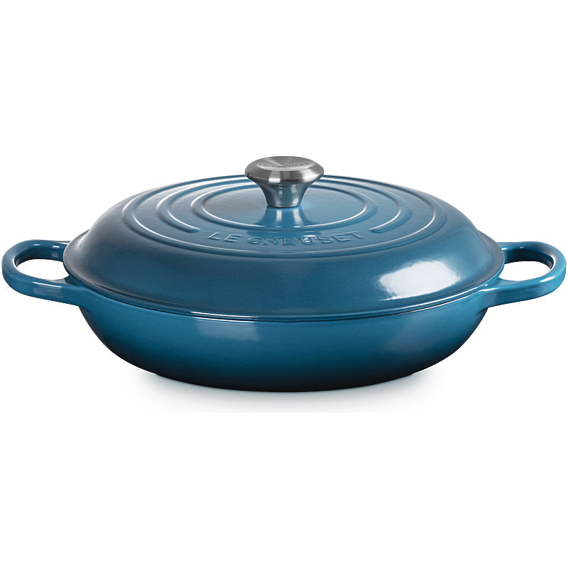 Le Creuset Gourmet professional pot Signature 30 cm Deep Teal