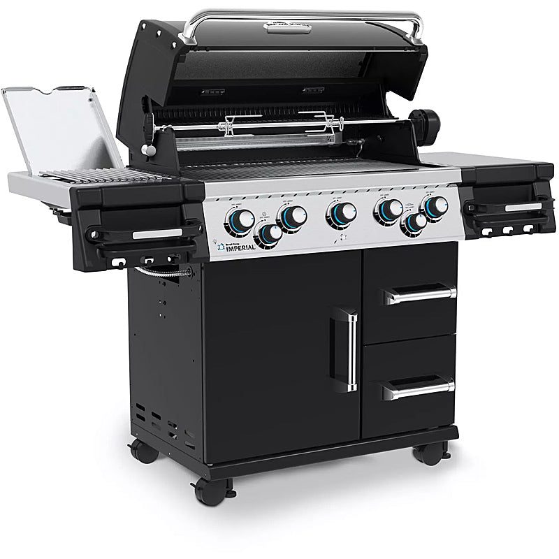 Broil King IMPERIAL 590 IR Schwarz Gasgrill mit Infrarot-Seitenbrenner