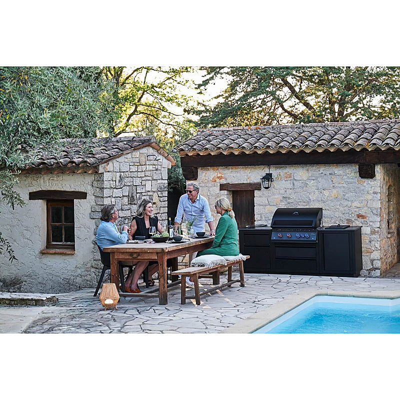Napoleon Oasis Compact 106 Outdoor Kitchen – Matte Black with BIG32-1 & SIZZLE ZONE™