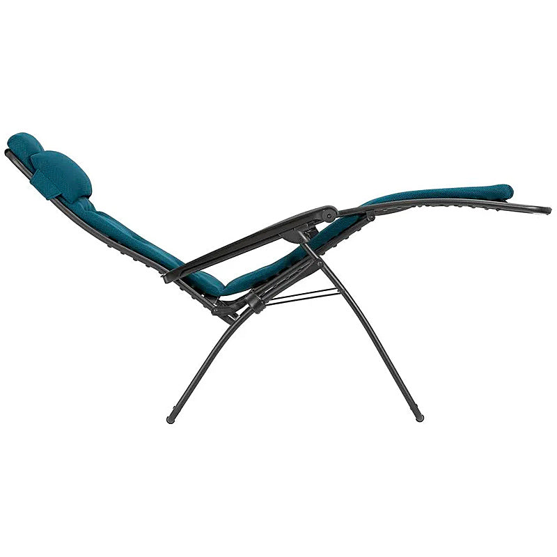 Lafuma RSX Clip relaxation chair Air Comfort Zero Gravity Color: CORAL BLUE TUBE NOIR LFM2058-6893