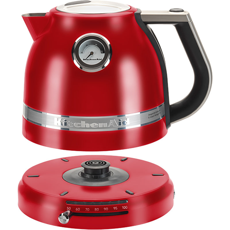 KitchenAid Artisan 5KEK1522EER Wasserkocher – 1,5L Edelstahl in Empire Rot