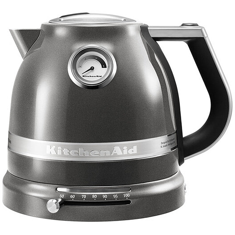 KitchenAid Artisan 5KEK1522EMS Wasserkocher – 1,5L Edelstahl in Medaillon Silber