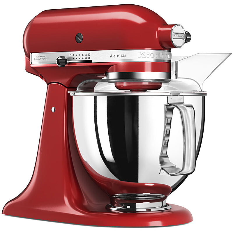 KitchenAid 5KSM125EER Artisan Küchenmaschine Empire Rot – zeitloses Design, starke Leistung