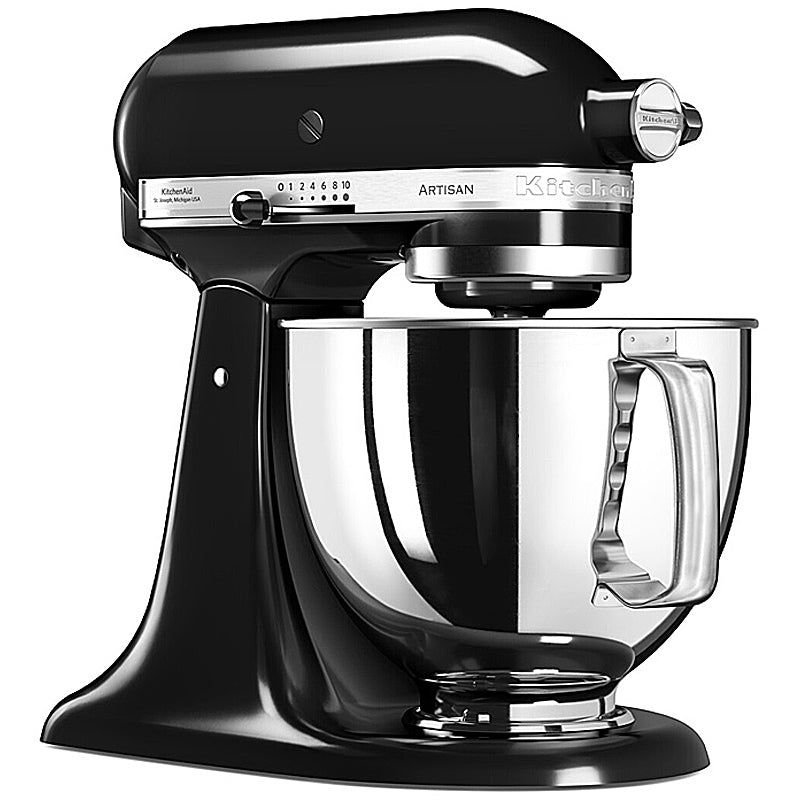 KitchenAid 5KSM125EOB Artisan Küchenmaschine Onyx Schwarz – robust, vielseitig und elegant
