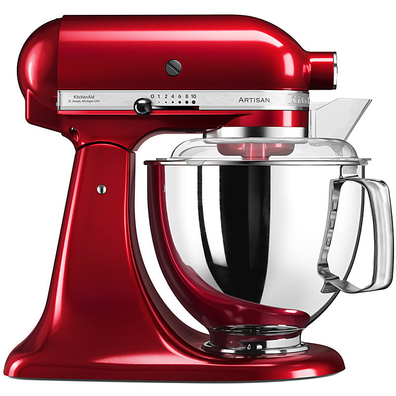 KitchenAid Artisan 5KSM175PSECA Küchenmaschine 4,8L in Liebesapfelrot mit Zubehör