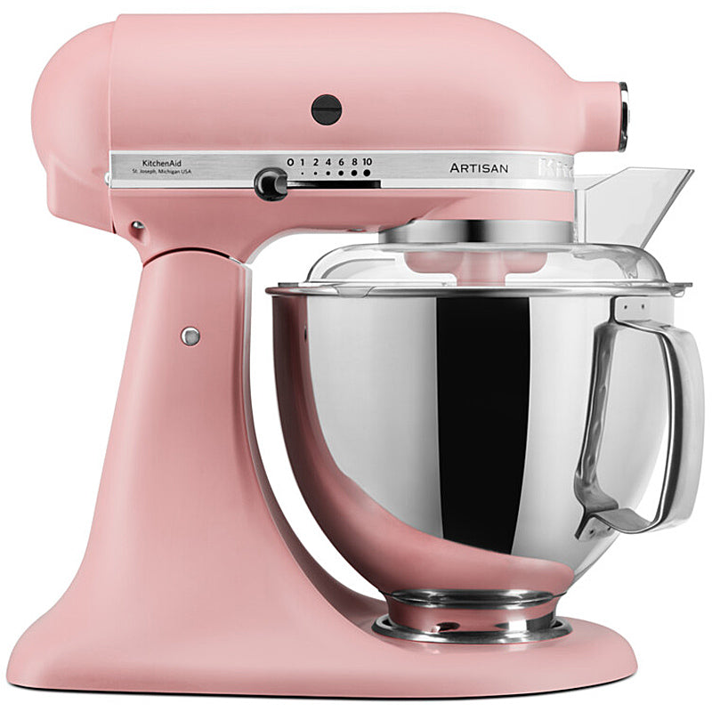 KitchenAid Artisan 5KSM175PSEDR Küchenmaschine 4,8L in Altrosa mit Zubehör