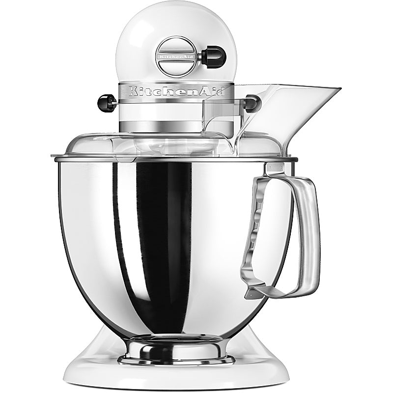 KitchenAid Artisan 5KSM175PSEWH Küchenmaschine 4,8L in Weiß mit Zubehör