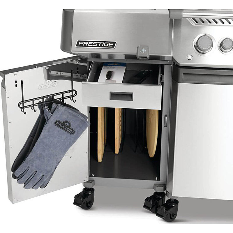 Napoleon Prestige® Unterschrank-Set, Edelstahl, links und rechts