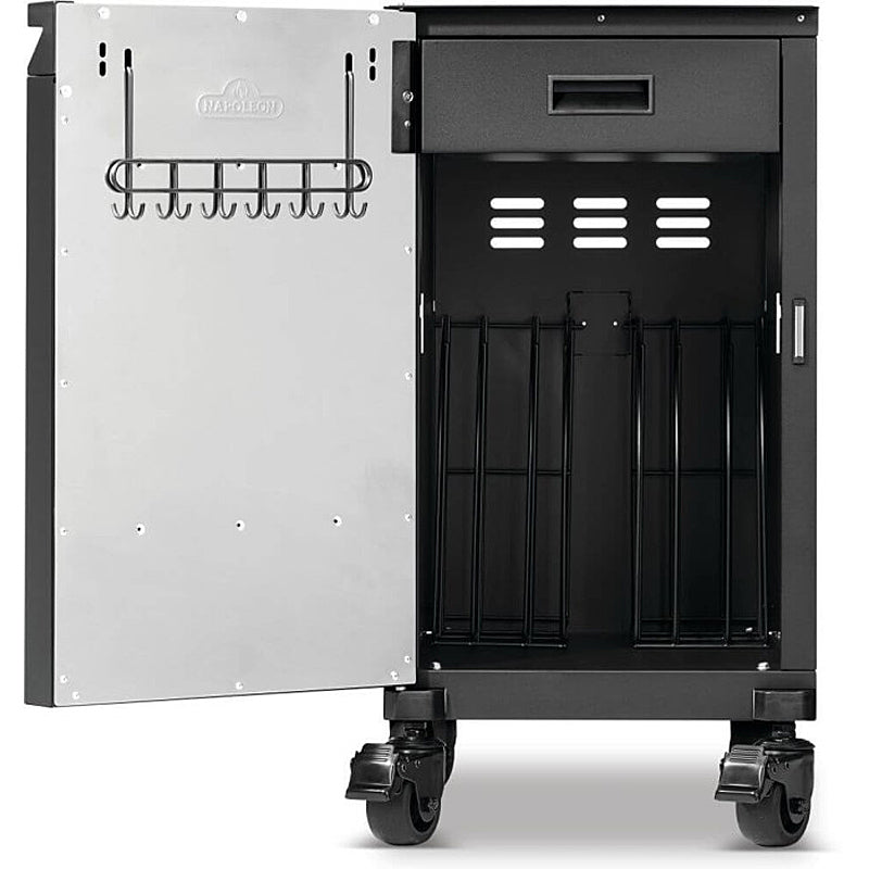 Napoleon Phantom Prestige® Unterschrank-Set, mattschwarz, links und rechts