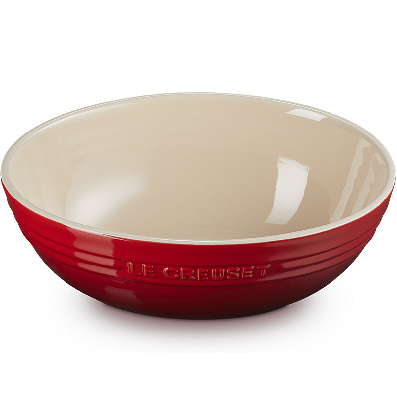 Le Creuset Servierschale oval 29 cm Kirschrot