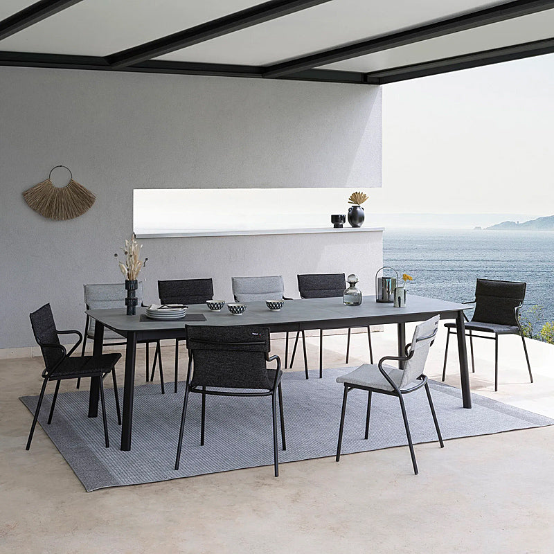 Lafuma chair Ancone granite (grey) cover Sunbrella/Toundra LFM5035-9540