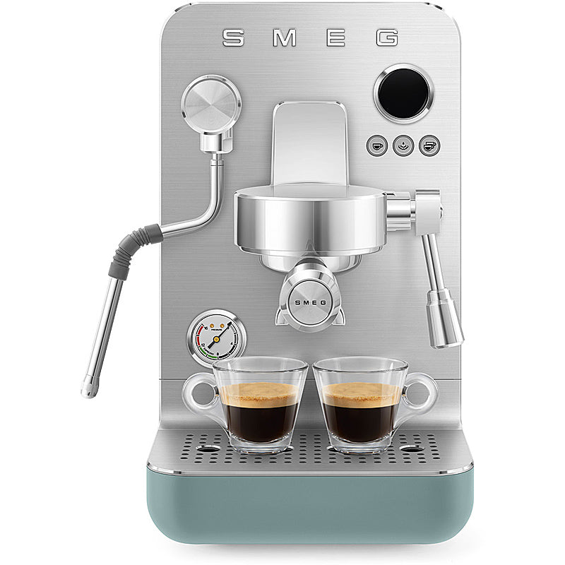 SMEG EMC02EGMEU kompakte Siebträgermaschine Emerald Green