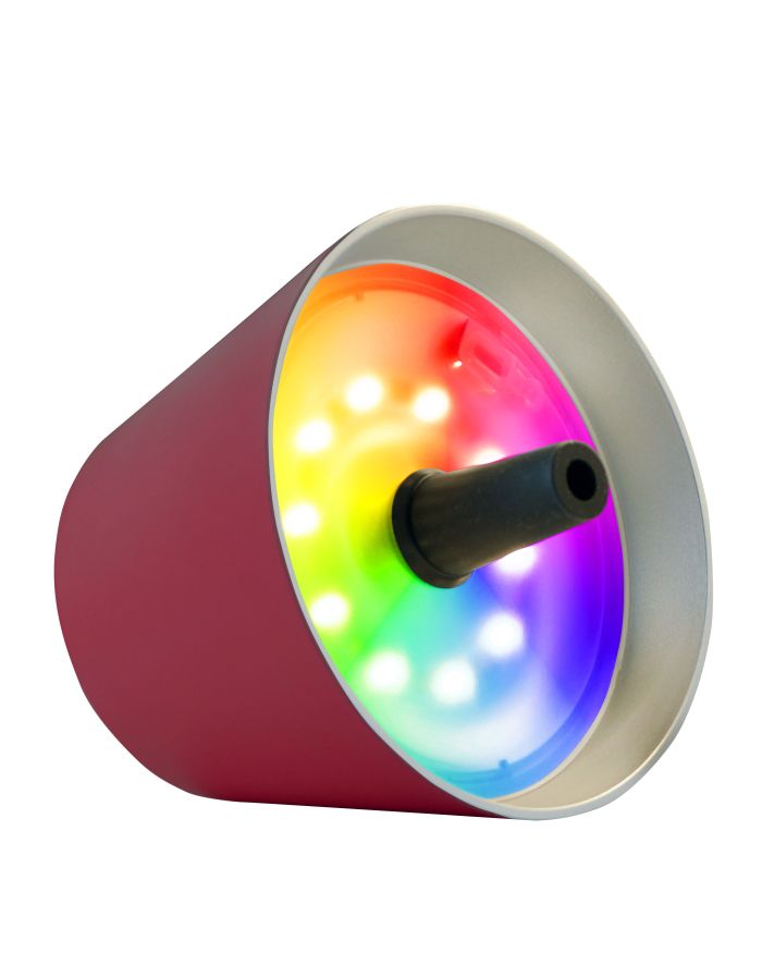 Sompex-Lighting TOP 2.0 BORD. H11CMD12,5CM RGB KUNSTST, 103lm 1,3W 2700-3000K