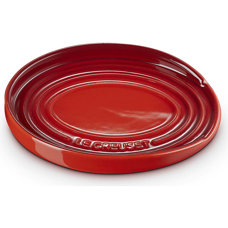 le Creuset Löffelablage oval Kirschrot