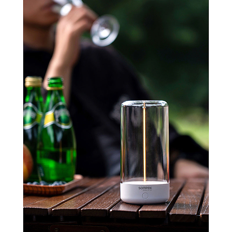 Sompex PULSE - White, battery-powered table lamp