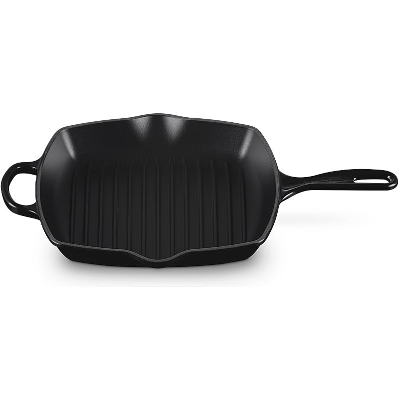 Le Creuset Grillpfanne quadratisch Signature 26cm Schwarz